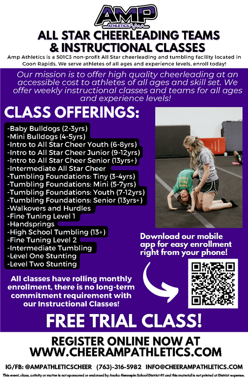 Youth Cheer and Tumbling pg 2